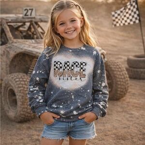 Kids Race Sister Off-Road Crewneck Sweatshirt